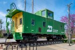 BN 22566, ex Union Pacific CA-3 UP 25054 Caboose on display